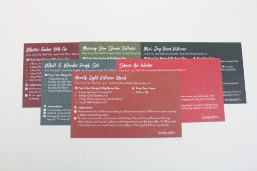 recipe cards