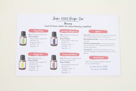June Simply Earth Essential Oils