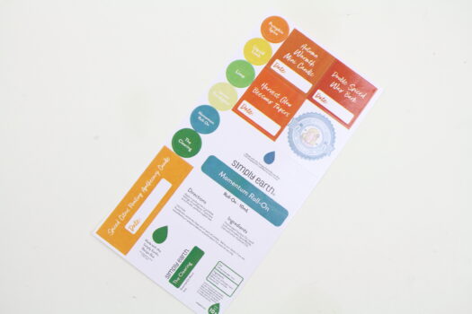 Simply Earth August 2026 Stickers
